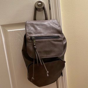 Aldo brown leather backpack